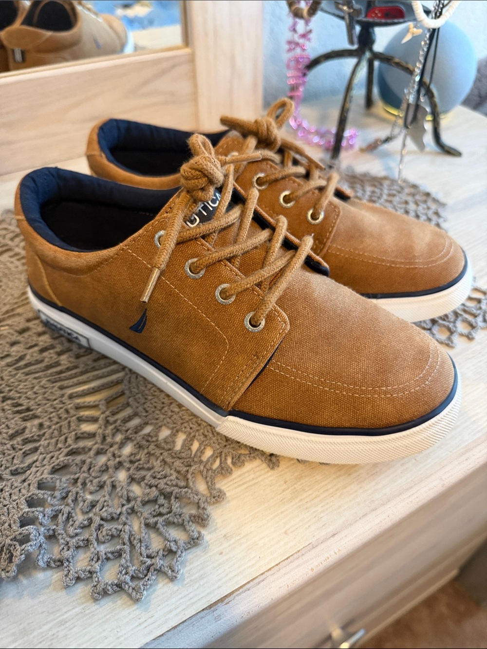 Náutica Kid’s Canvas Sneaker - Tan